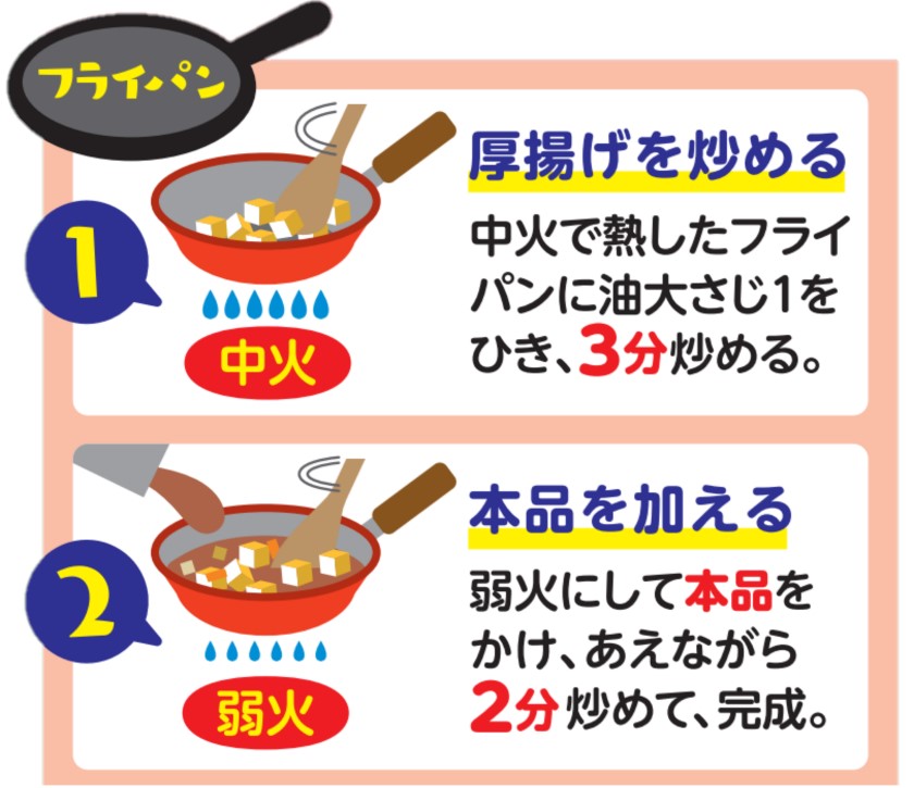 厚揚げ用あんかけの作り方1